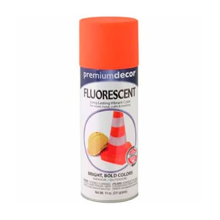 General Paint Spray Paint, Orange, Flat, 12 oz 641969